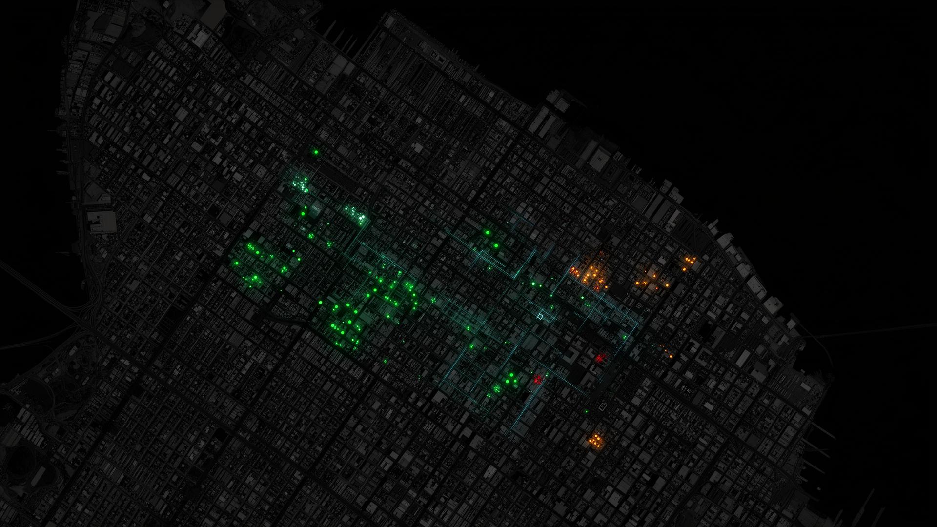 Active nodes nearby